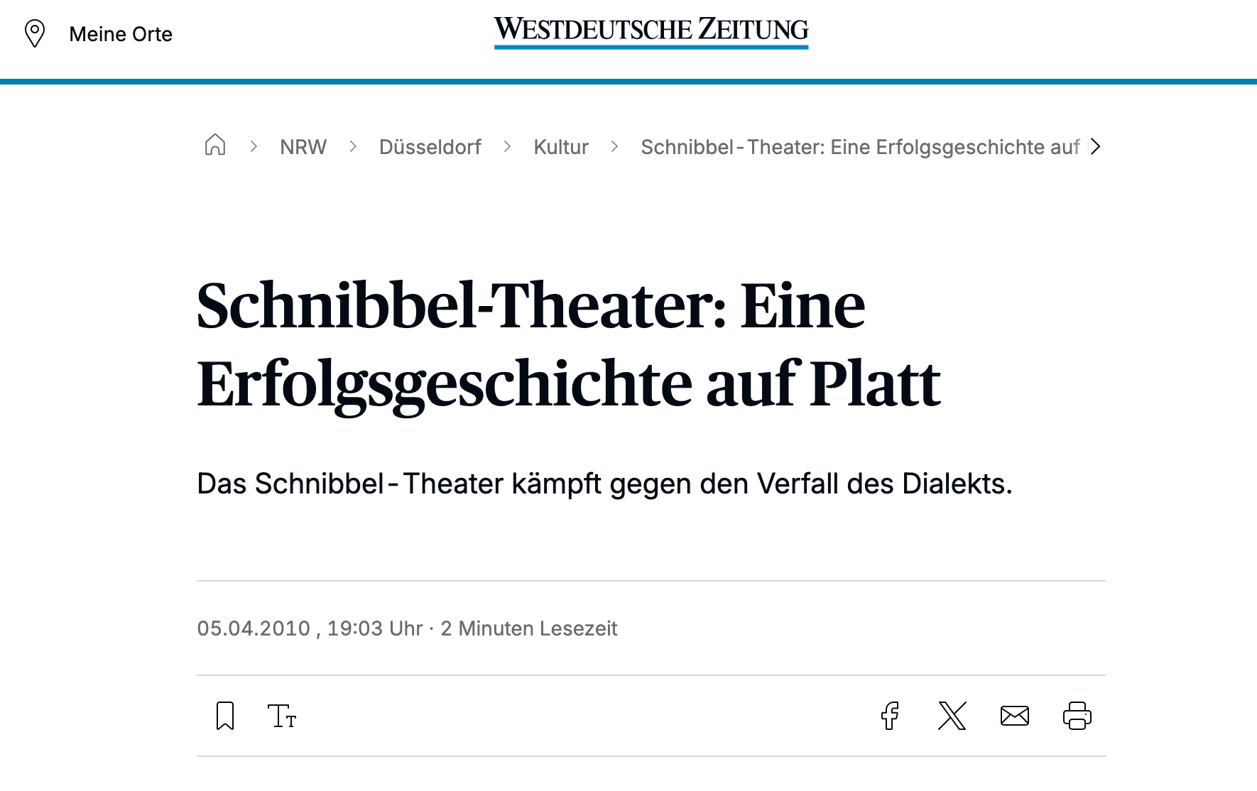 Vorschau WZ Artikel